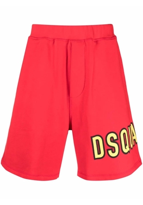 DSQUARED2 logo-print cotton shorts