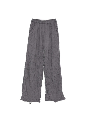 Gongdid Design elasticated-waistband trousers - Grey