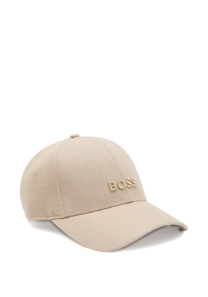 BOSS Zed logo-embroidered baseball cap - Neutrals