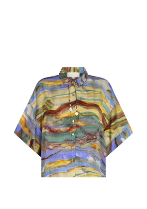 Carolina K Kimono beaded shirt - Yellow