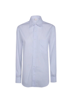 ASPESI striped-pattern cotton shirt - Blue