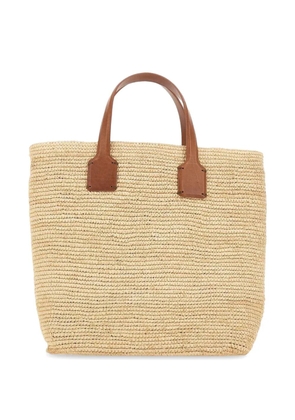 DRAGON DIFFUSION x Sovani Sacha leather-trim tote bag - Neutrals