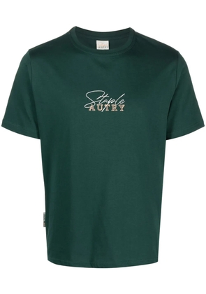 Autry x Jeff Staple logo-embroidered T-shirt - Green