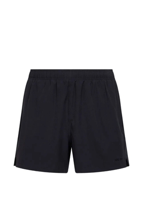 NN07 Holiday logo-print swim shorts - Black