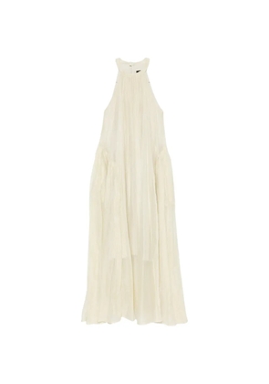 Eleh crinkled maxi dress - Neutrals