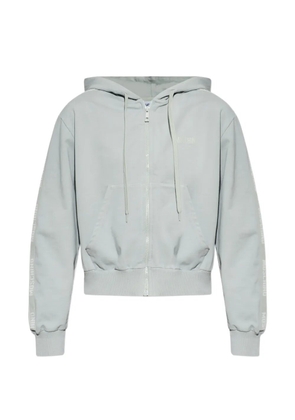 Moschino zip-up hoodie - Blue