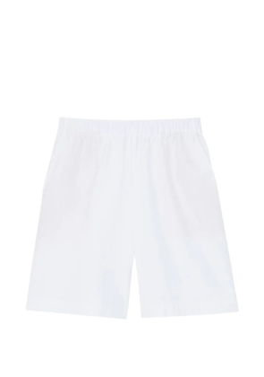 Lafayette 148 Riverside poplin shorts - White