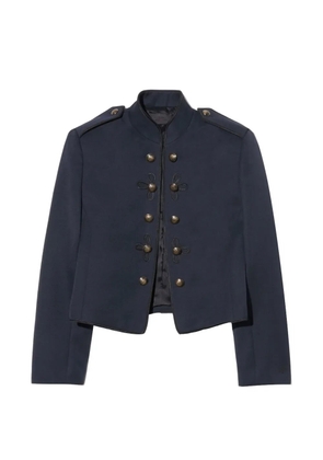 Nili Lotan Betsy button shoulder jacket - Blue