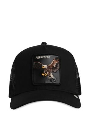 GOORIN BROS Represent Eagle square-patch cap hat - Black