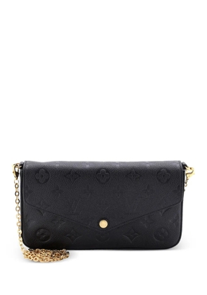 Louis Vuitton Pre-Owned Felicie Pochette Monogram Empreinte Leather crossbody bag - Black