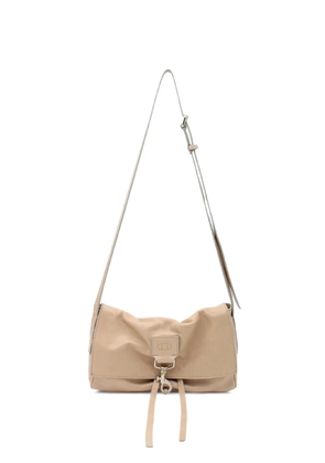 RADICA STUDIO logo leather shoulder bag - Neutrals