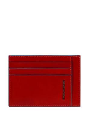 PIQUADRO slim leather cardholder - Red