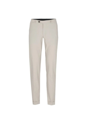 RRD logo-patch turn-up trousers - Neutrals