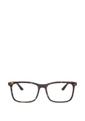 Giorgio Armani square-frame glasses - Brown