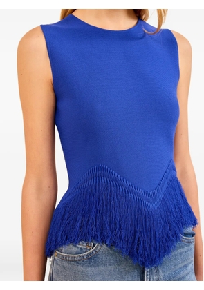 Ulla Johnson Koa fringed top - Blue