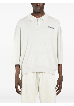 FEAR OF GOD ESSENTIALS Essentials logo-embroidered polo shirt - White