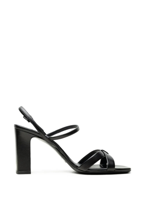 Jimmy Choo Elsy crossover-strap block-heel sandals - Black
