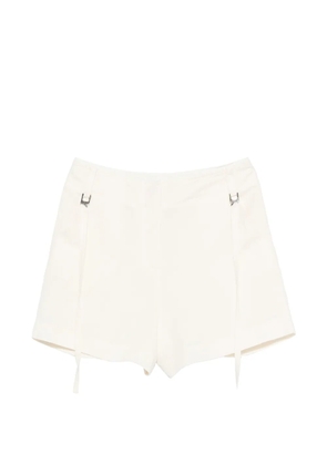 Patrizia Pepe belt-loop pocket shorts - Neutrals