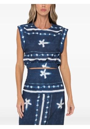 JBQ Anika cropped top - Blue