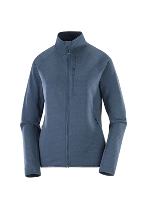 Salomon marl-pattern midlayer sweatshirt - Blue