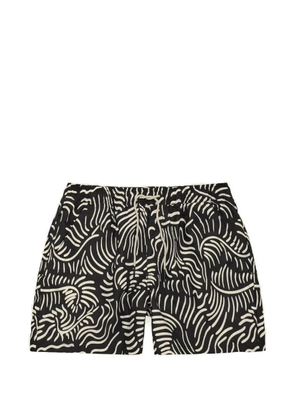 OAS Company Tar Lorenzo swim shorts - Black