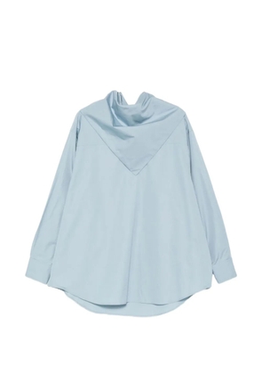 AMI Paris bandana-collar shirt - Blue