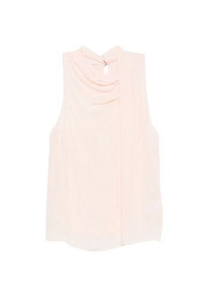 Patrizia Pepe asymmetric ruched top - Pink