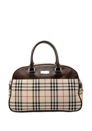 Burberry Pre-Owned 2000-2017 House Check Canvas handbag - Neutrals