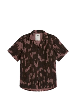 OAS Company Brink Cuba button-down shirt - Brown