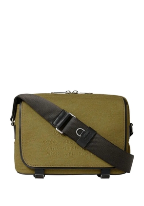 Paul Smith embossed-logo messenger bag - Green