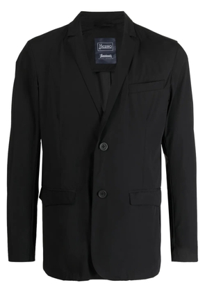 Herno plain single-breasted blazer - Black