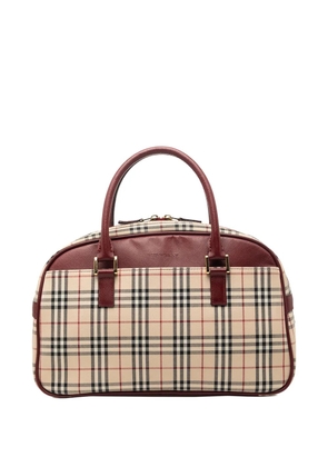 Burberry Pre-Owned 2000-2017 House Check Canvas handbag - Neutrals