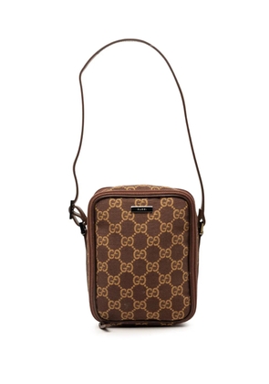 Gucci Pre-Owned 2000-2015 Mini GG Canvas Double Zip crossbody bag - Brown