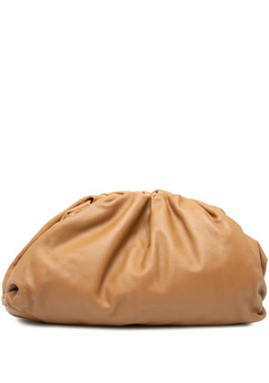 Bottega Veneta Pre-Owned 2010-2025 Lambskin The Pouch clutch bag - Brown