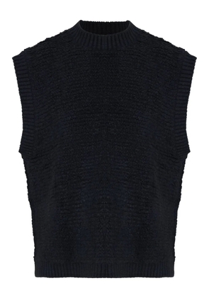 Osklen logo-appliqué vest - Black