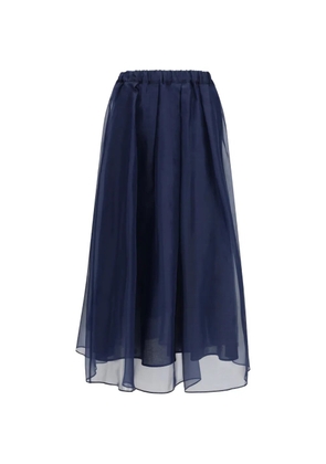 Weekend Max Mara Visino pleated skirt - Blue