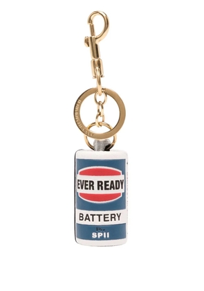 Anya Hindmarch Ever Ready Battery keyring - White