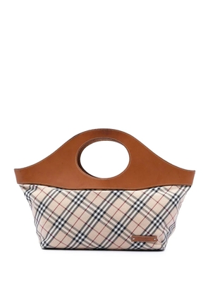 Burberry Pre-Owned 2000-2017 Nova Check Canvas handbag - Neutrals