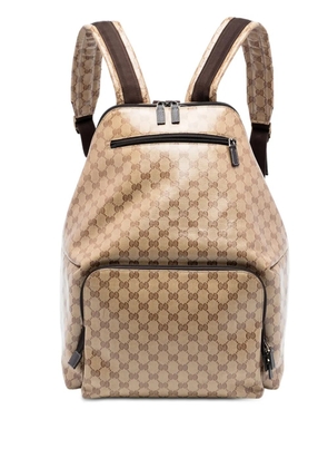 Gucci Pre-Owned 2016-2025 GG Crystal backpack - Neutrals