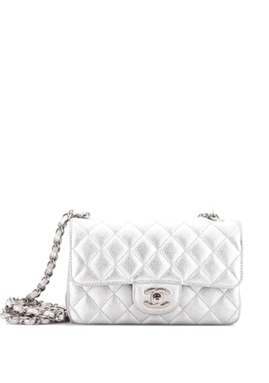 CHANEL Pre-Owned Classic Single Flap Bag Quilted Metallic Lambskin Mini crossbody bag