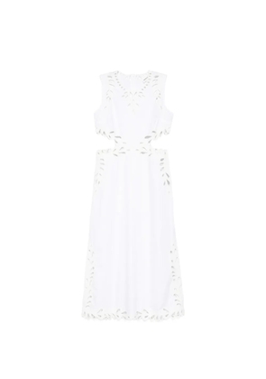 Antik Batik Deva cut-out midi dress - White