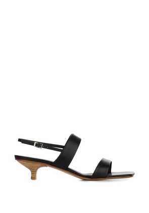 Vicini leather heeled sandals - Black
