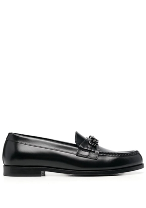 Valentino Garavani VLogo Chain leather loafers - Black