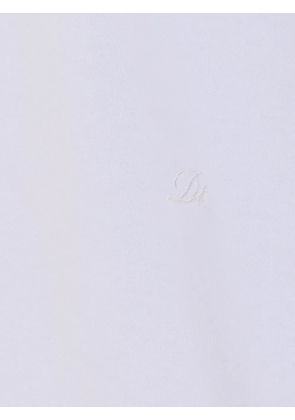 DUNST logo-embroidered loose-fit T-shirt - White