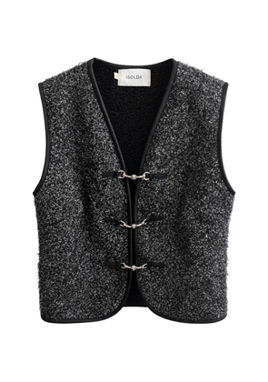 Isolda Mandacaru toggle-fastening vest - Black