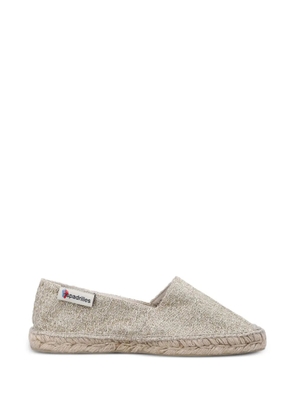 Espadrilles glitter mesh espadrilles - Neutrals