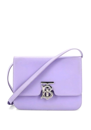 Burberry Pre-Owned TB Flap Bag Leather Small crossbody bag - Purple