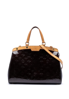 Louis Vuitton Pre-Owned 2012 Monogram Vernis Brea PM satchel - Purple