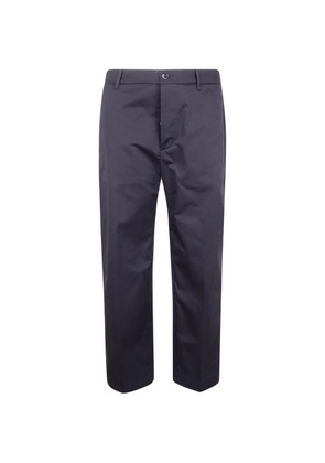 Nine In The Morning logo-patch trousers - Black