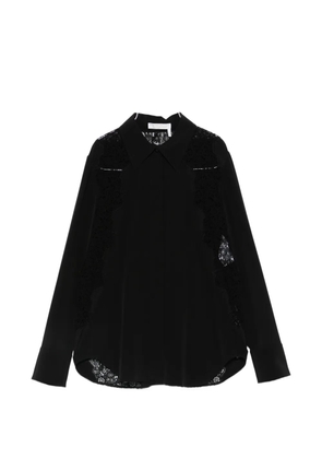 Chloé lace-panelled shirt - Black